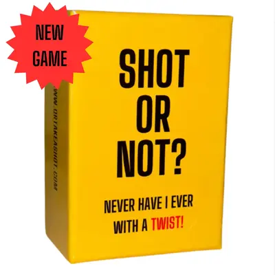 Shot Or Not? Never Have I Ever With A Twist Party Board Game Family Tabletop Games 100 Cards For Unforgettable Stories And La...