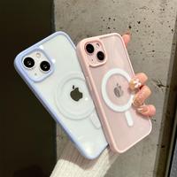 Clear Magsafe Thin Slim Transparent Non Yellowing, Hybrid Soft Silicone Bumper & Hard Plastic Protective Cover for iPhone 16 ...