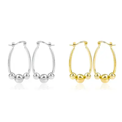 AELNEN S925 Sterling Silver,Pretty Studs,Elegant Design for Everyday Wear, Ideal for Fashion and Style Nugget Earrings