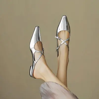 CHIKO Emmeline Pointy Toe Block Heels Clogs/Mules Shoes