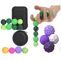 Magnetic Fidget Balls Silicone Ball Set 8 Counts/set Fidgeting Relax Decompression Toy Multifunction Assorted Colors