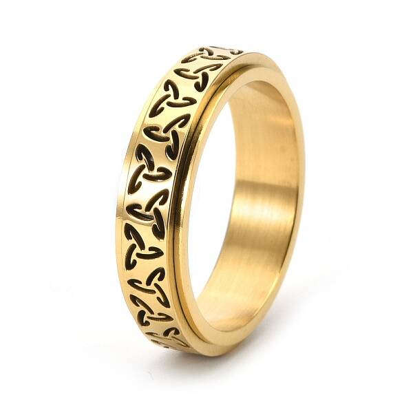 Rotatable Stainless Steel Finger Ring