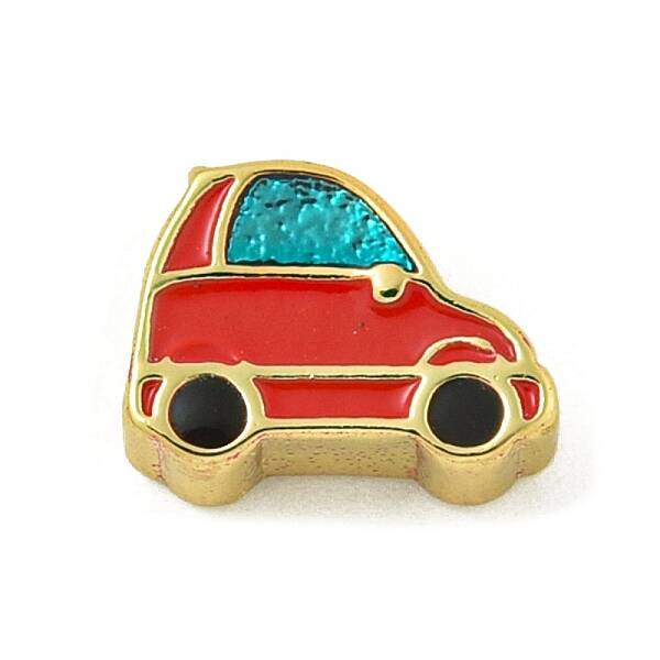 Rack Plating Brass Enamel Beads