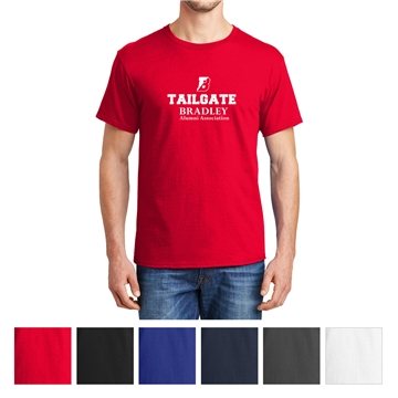 96 Custom Hanes ComfortSoft 100% Cotton T-Shirt - Double-Needle ...