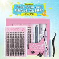 【Live】 Aphrodite | C Curl Wet Look DIY Lashes Extension Kit and Lash Clusters 8-18mm | Bond Seal and Remover Eyelash Make...