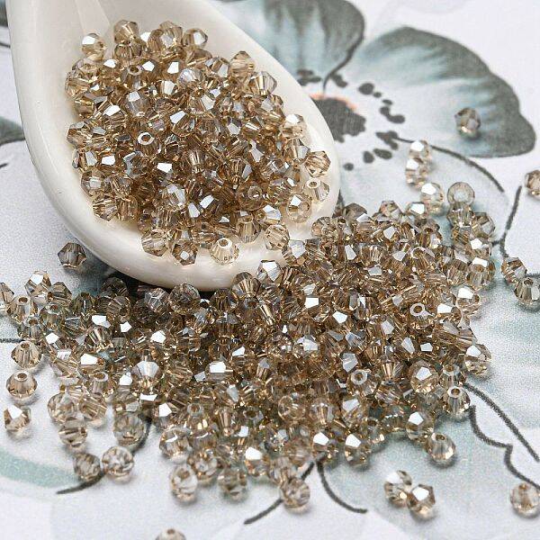 Transparent Electroplate Glass Beads