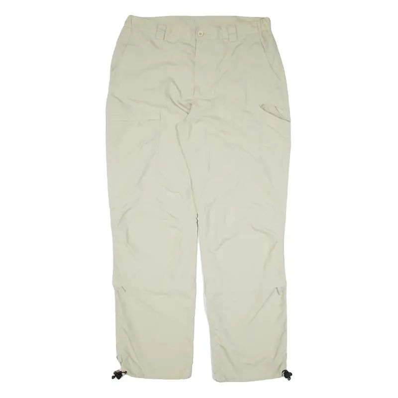 BIG BEAR Womens Trousers Beige Loose Straight W35 L31