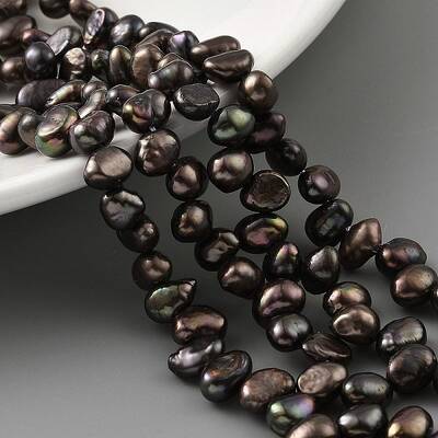 Dyed Natural Cultured Freshwater Pearl Beads Strands