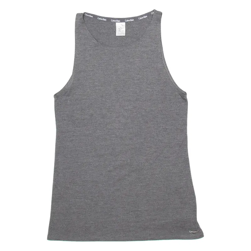 CALVIN KLEIN Womens Vest Grey Sleeveless M