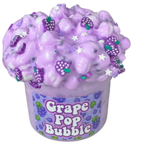 Grape Lolipop Bubble Scented Floam Bead DIY Bubble Popping Kit