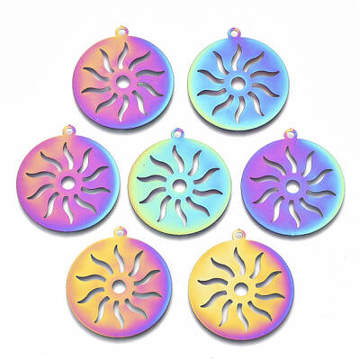 Ion Plating(IP) 201 Stainless Steel Pendants