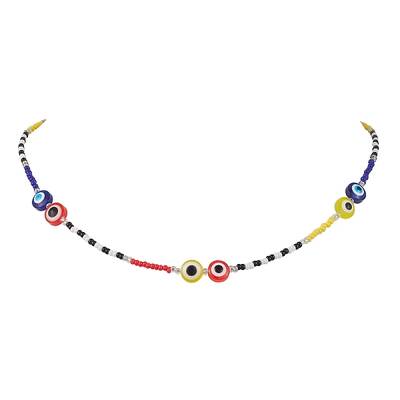 Resin and Glass Seed Bead Necklaces