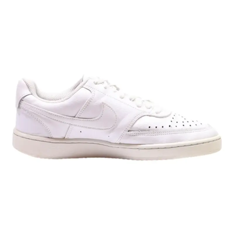 NIKE Court Vision 2019 Sneaker Trainers White Leather Womens UK 4.5