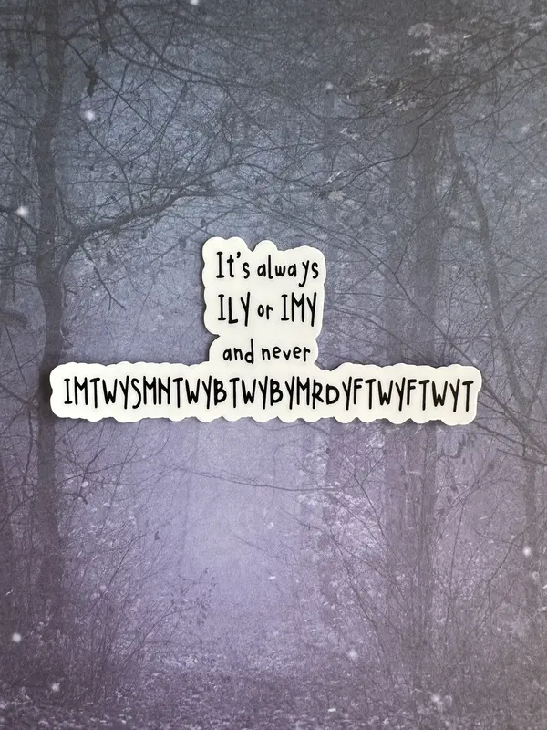 Death peace mind inspired sticker 4”