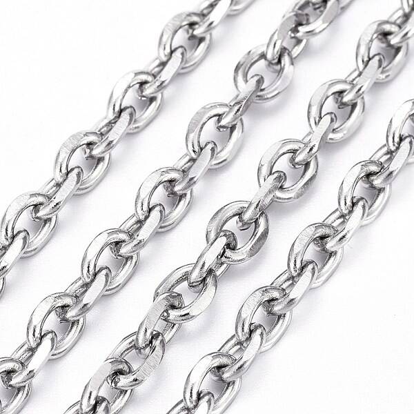 Tarnish Resistant 304 Stainless Steel Cable Chains