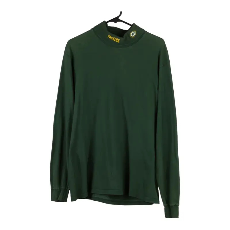 Green Bay Packers Fruit Of The Loom Rollneck - Medium Green Cotton