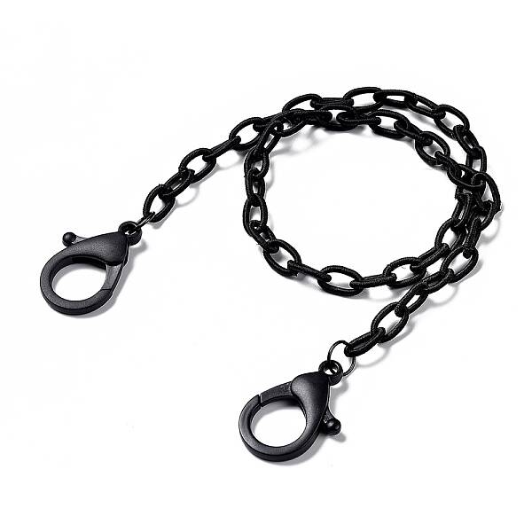 Personalized Nylon Cable Chain Necklaces