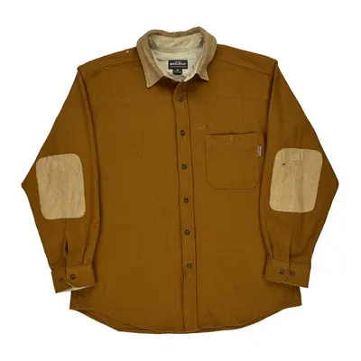 Woolrich Flannel Shirt - XL Brown Wool Blend