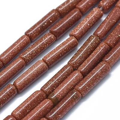 Synthetic Goldstone Beads Strands