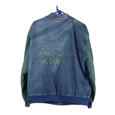 Roffe Varsity Jacket - Small Blue Cotton