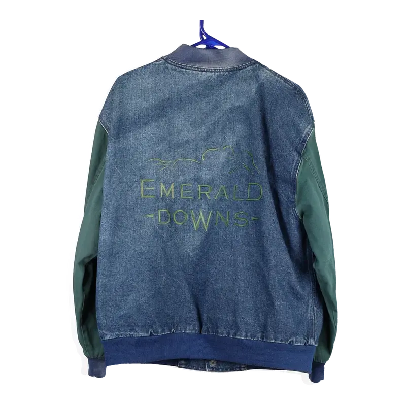 Roffe Varsity Jacket - Small Blue Cotton