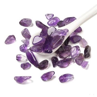 Natural Amethyst Chip Beads