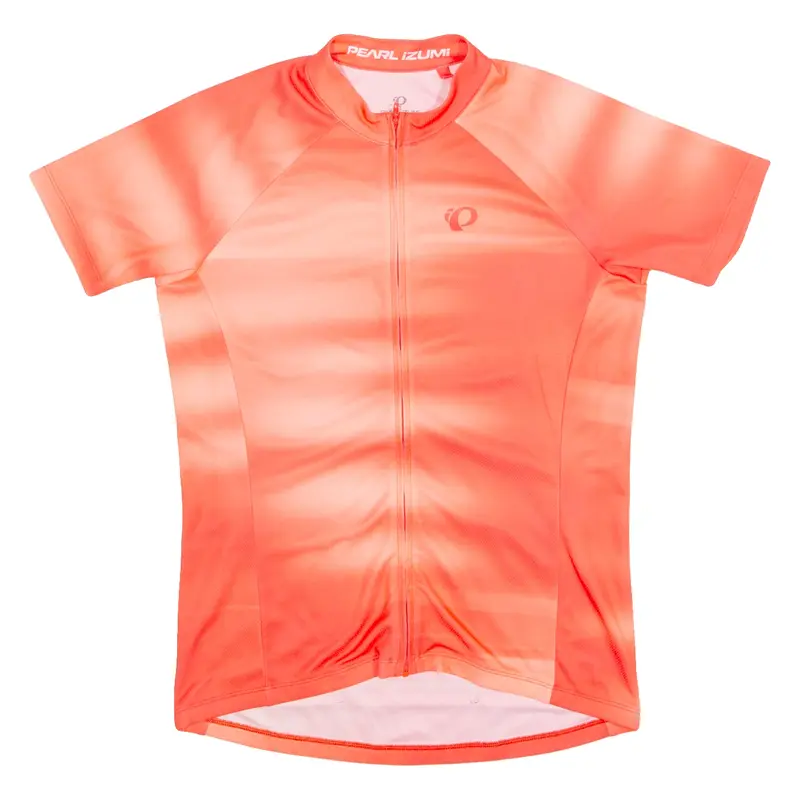 PEARL IZUMI Cycling Zip Up Womens Jersey Red High Neck M
