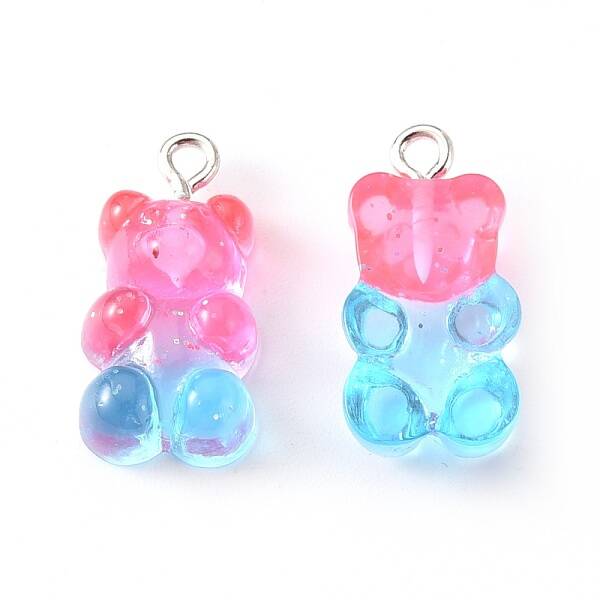 Transparent Resin Pendants
