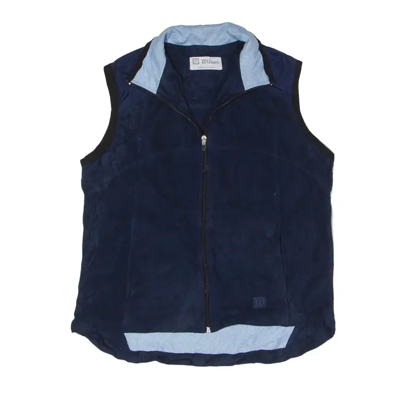 WILSON Fleece Gilet Blue Womens L
