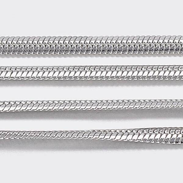 Tarnish Resistant 304 Stainless Steel Flat Snake Chains