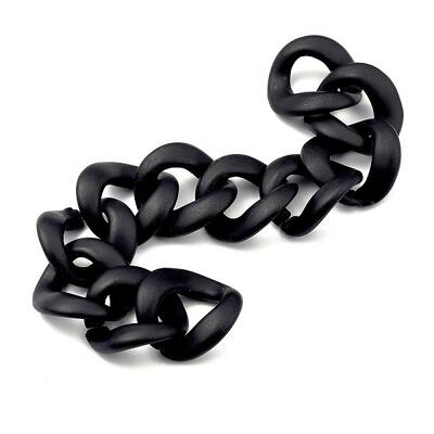 Handmade Spray Painted CCB Plastic Curb Chains
