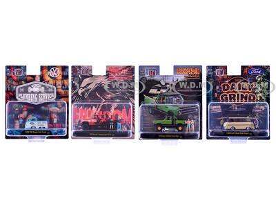 Auto News Release 15 Set of 4 Cars Limited Edition to 8500 pieces Worldwide 1/64 Diecast Model Cars by M2 Machines