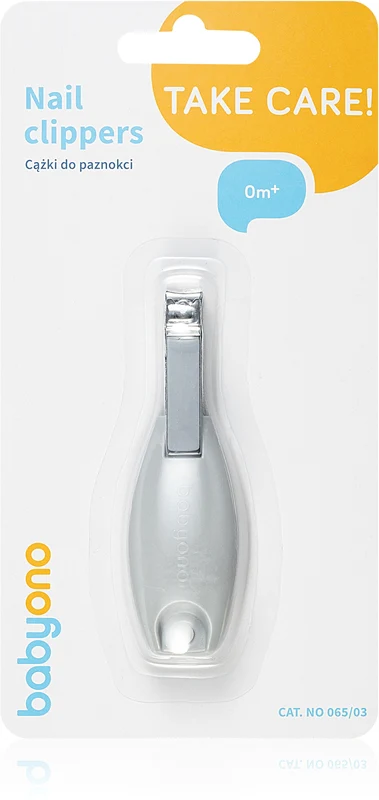 Babyono Take Care Baby Nail Tweezers Gray 1Pcs