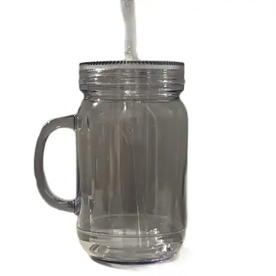 20oz Mason Plastic/Acrylic Snow-globe Cup - Perfect for Beverages - Bottle, Drinkware