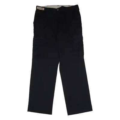DICKIES Workwear Mens Trousers Black Relaxed Straight W36 L34