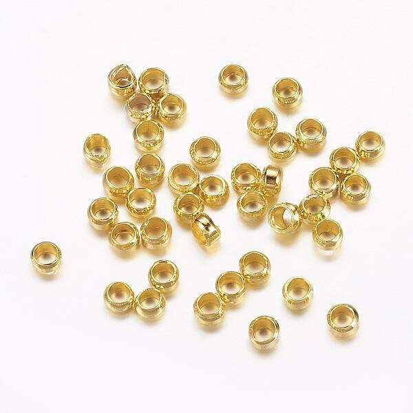 Brass Crimp Beads