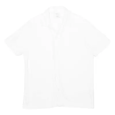 REISS Mens Plain Shirt White L