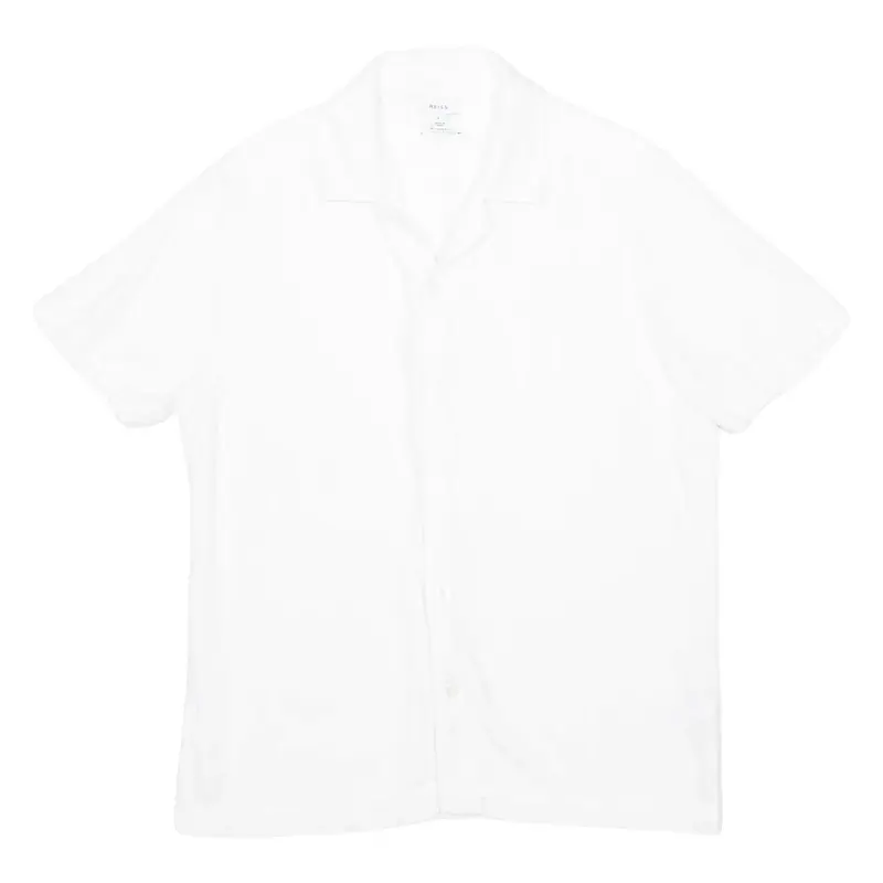 REISS Mens Plain Shirt White L