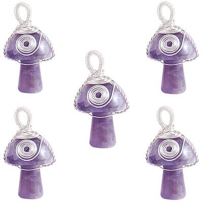 Natural Amethyst Pendants