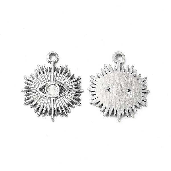 Non-Tarnish 304 Stainless Steel Pendant Cabochon Settings