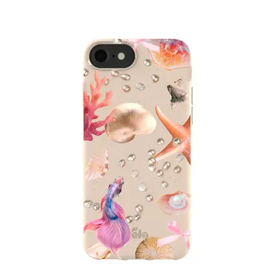 Seashell Aqua Dreams iPhone 6/6s/7/8/SE Case