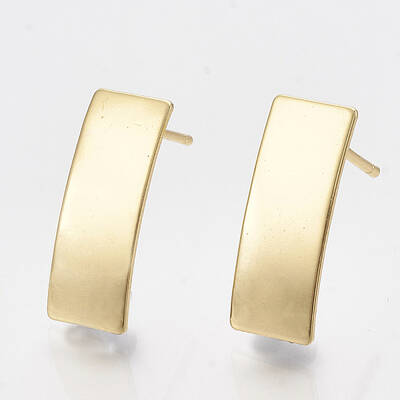 Brass Stud Earring Findings