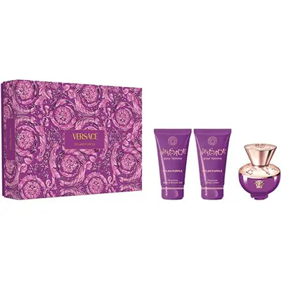 Versace Dylan Purple pour Femme Gift set eau de parfum 50 ml, body lotion 50 ml and shower gel 50 ml - for women