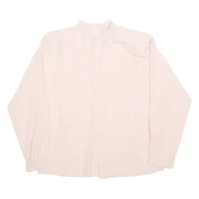 ANNA ATIL Womens Blouse Pink Collared Long Sleeve M
