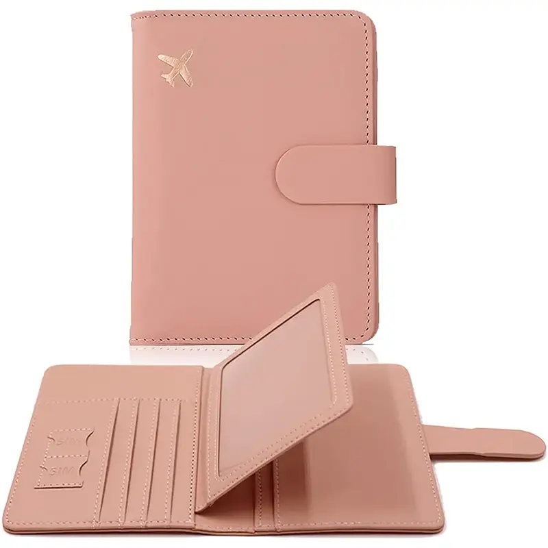 Passport Holder Card Slots, Cute Passport Cover Waterproof Rfid Blocking Travel Wallet