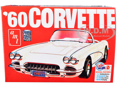Skill 2 Model Kit 1960 Chevrolet Corvette Street Rods 1/25 Scale Model by AMT