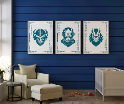 Transform Your Space - "Proton, Neural, Quantum Knights" Poster Set