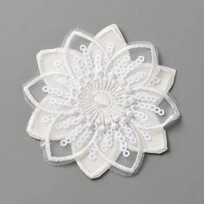 Computerized Embroidery Lace Self Adhesive/Sew on Patches