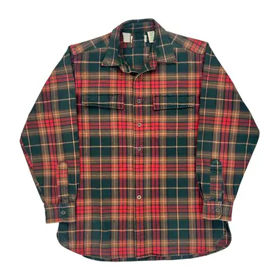 Unbranded Checked Flannel Shirt - Medium Multicoloured Cotton