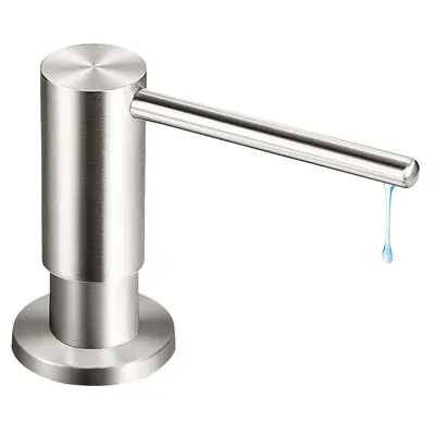 Yofidra Soap Dispenser for Kitchen Sink, Brushed Nickel Stainless Steel, 47” Tube Kit, Kitchen Bathroom Counter Space Avail...